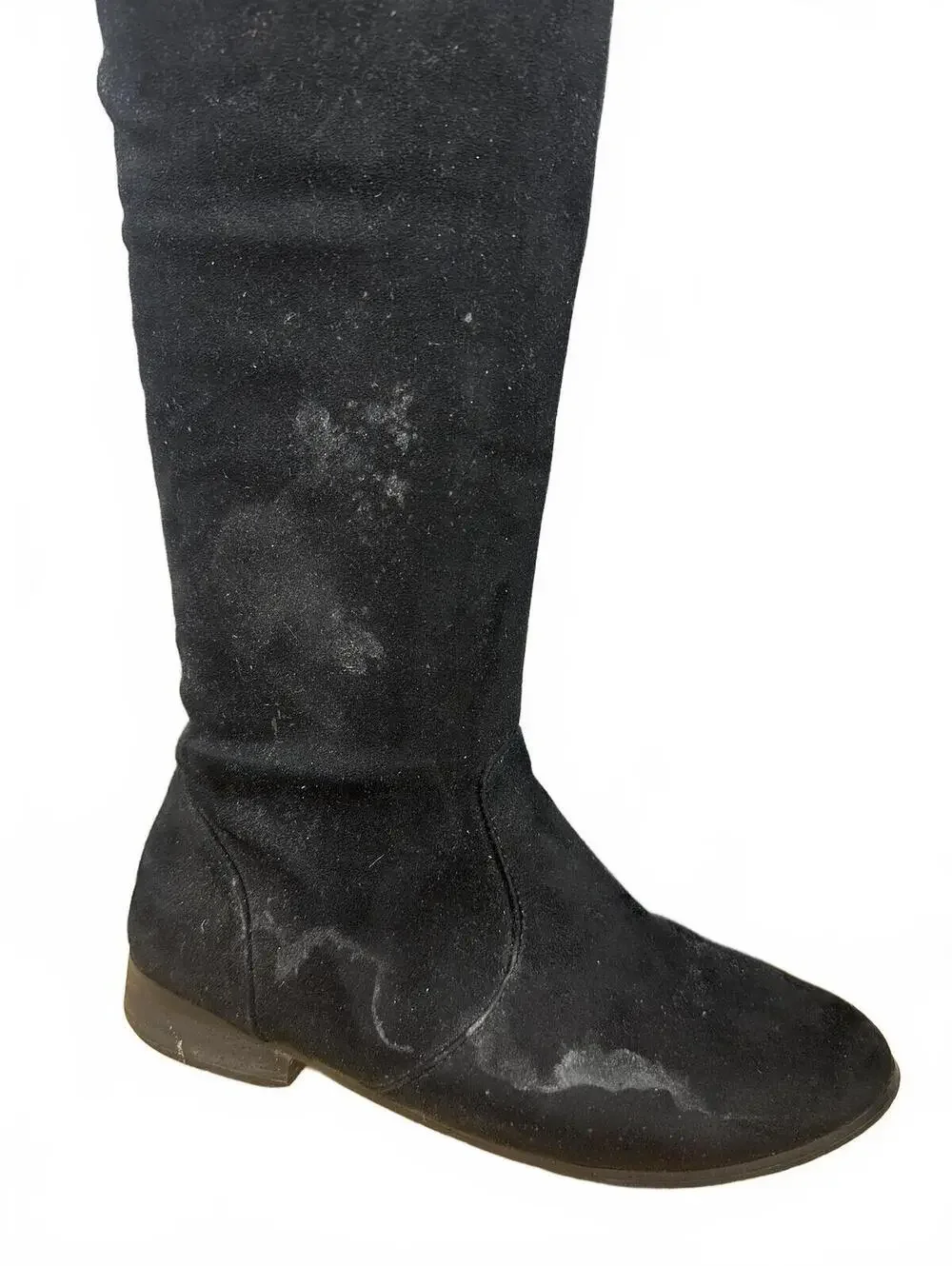 TALY ‎ Black Studded Tall Boots